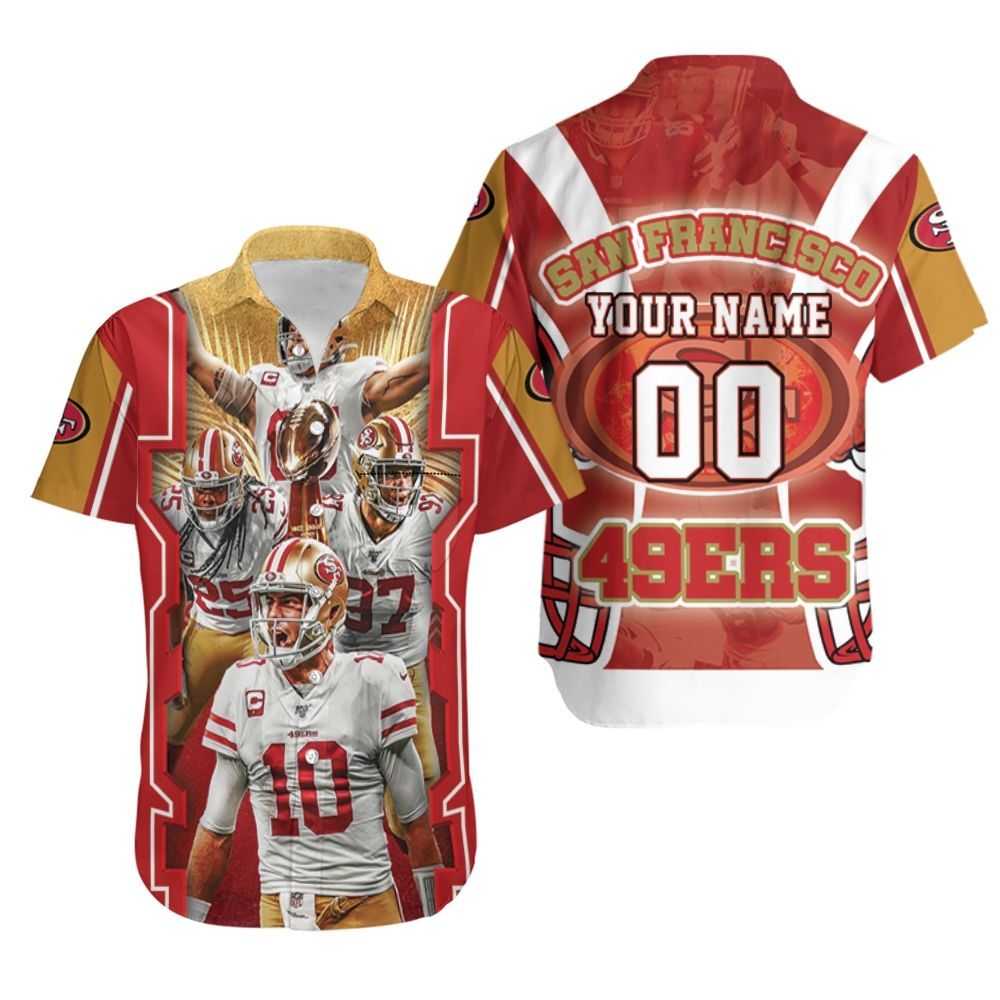 Super Bowl San Francisco 49ers Nfc Champions Personalized Hawaiian Shirt