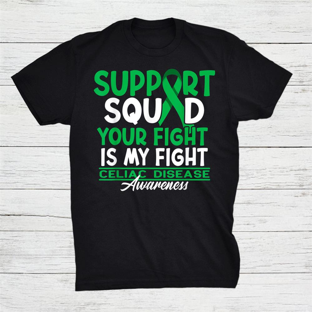Support Squad I Gluten Free Coeliac Celiac Disease Awareness Shirt