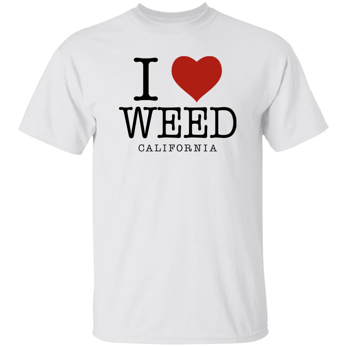 Svdden Death Riley I Love Weed California Shirt