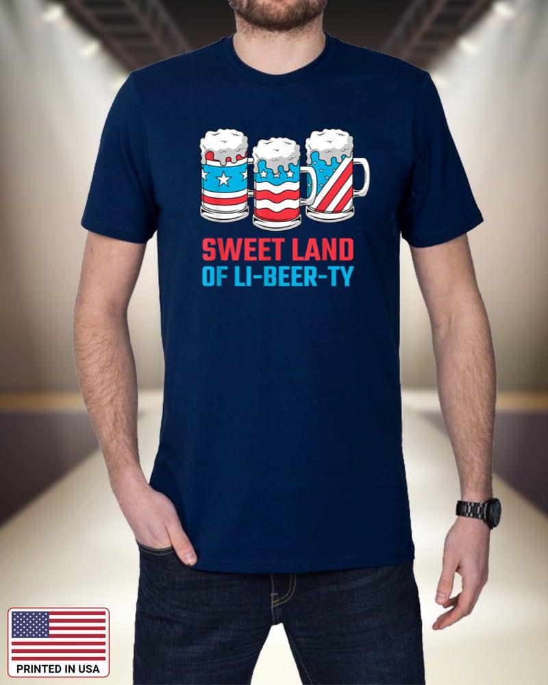 Sweet Land of Libeerty July 4th American Flag USA Funny 1lUe6