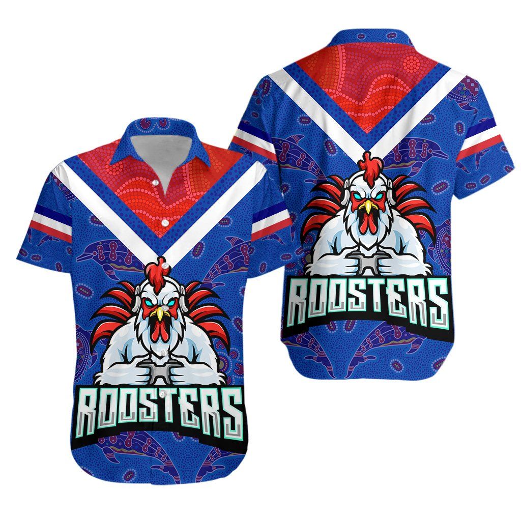 Sydney Roosters Indigenous Hawaiian Shirt Prairie Style No.1 K36