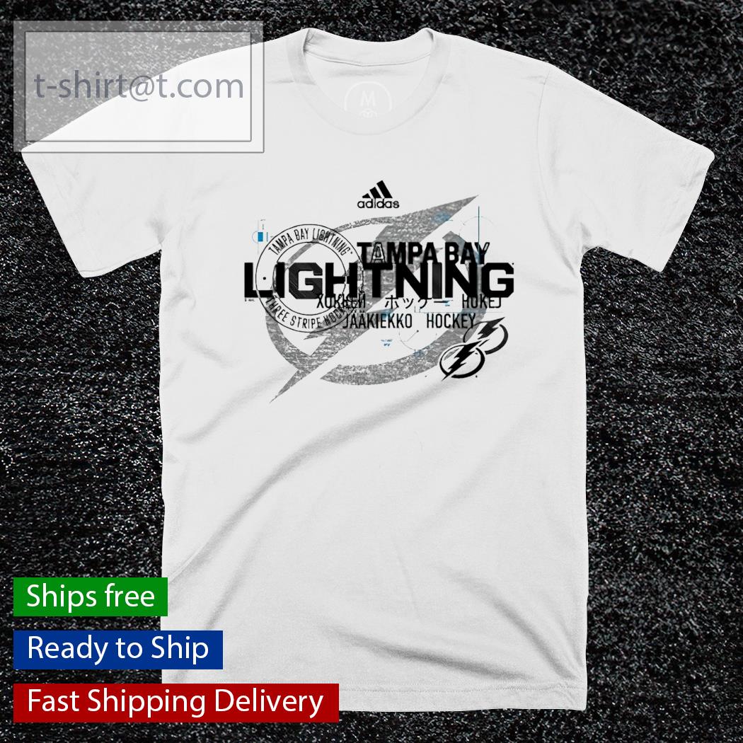 Tampa Bay Lightning Adidas Push Through shirt