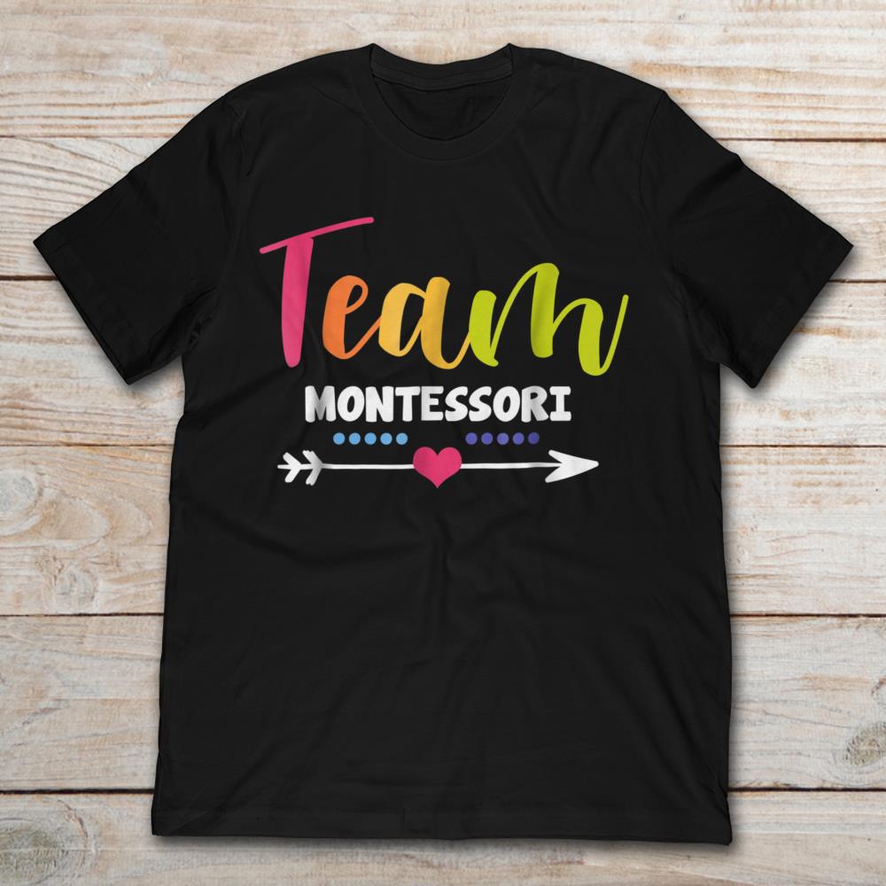 Team Montessori Arrow With Heart