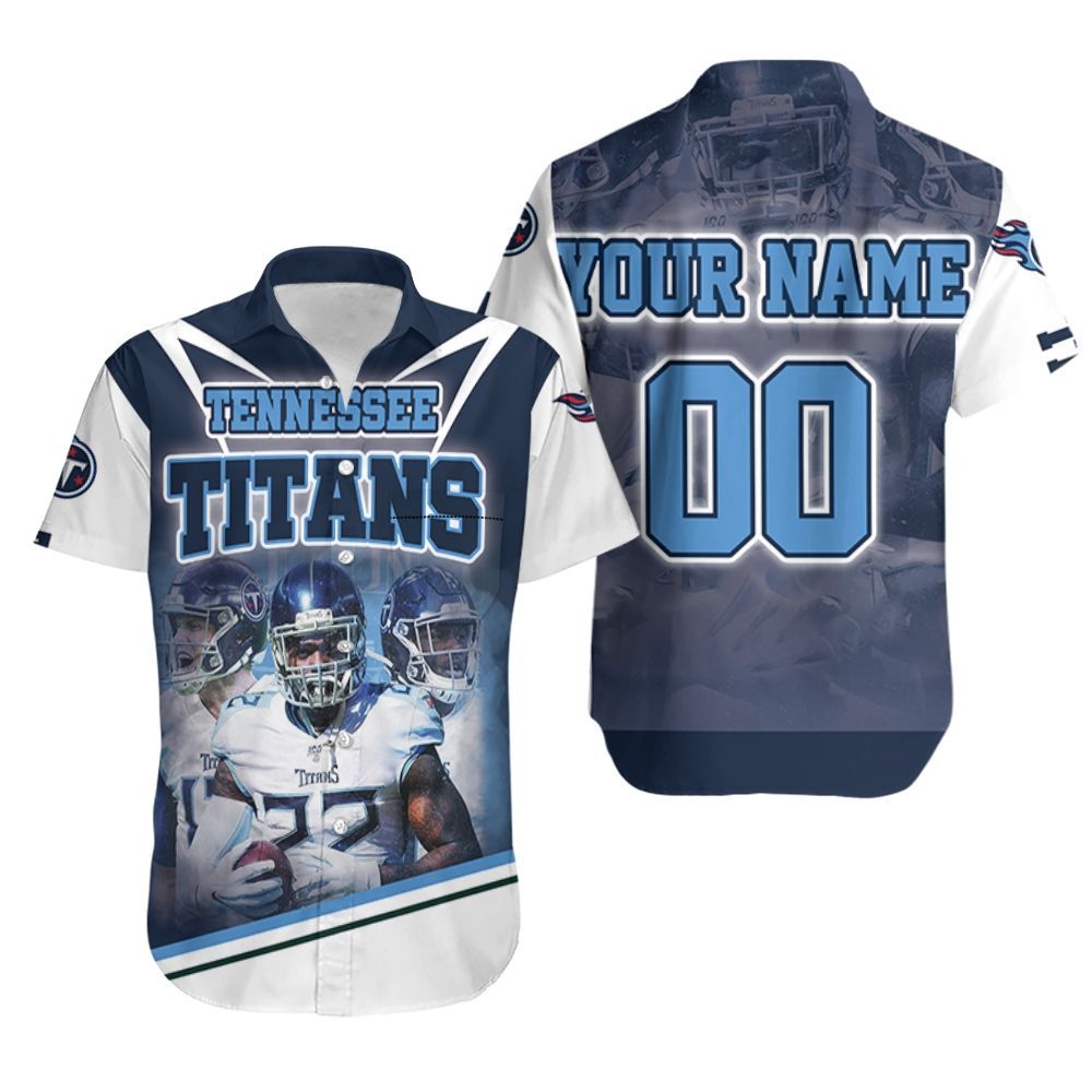 Tennessee Titans Logo Super Bowl 2021 Afc South Champions Personalized Hawaiian Shirt