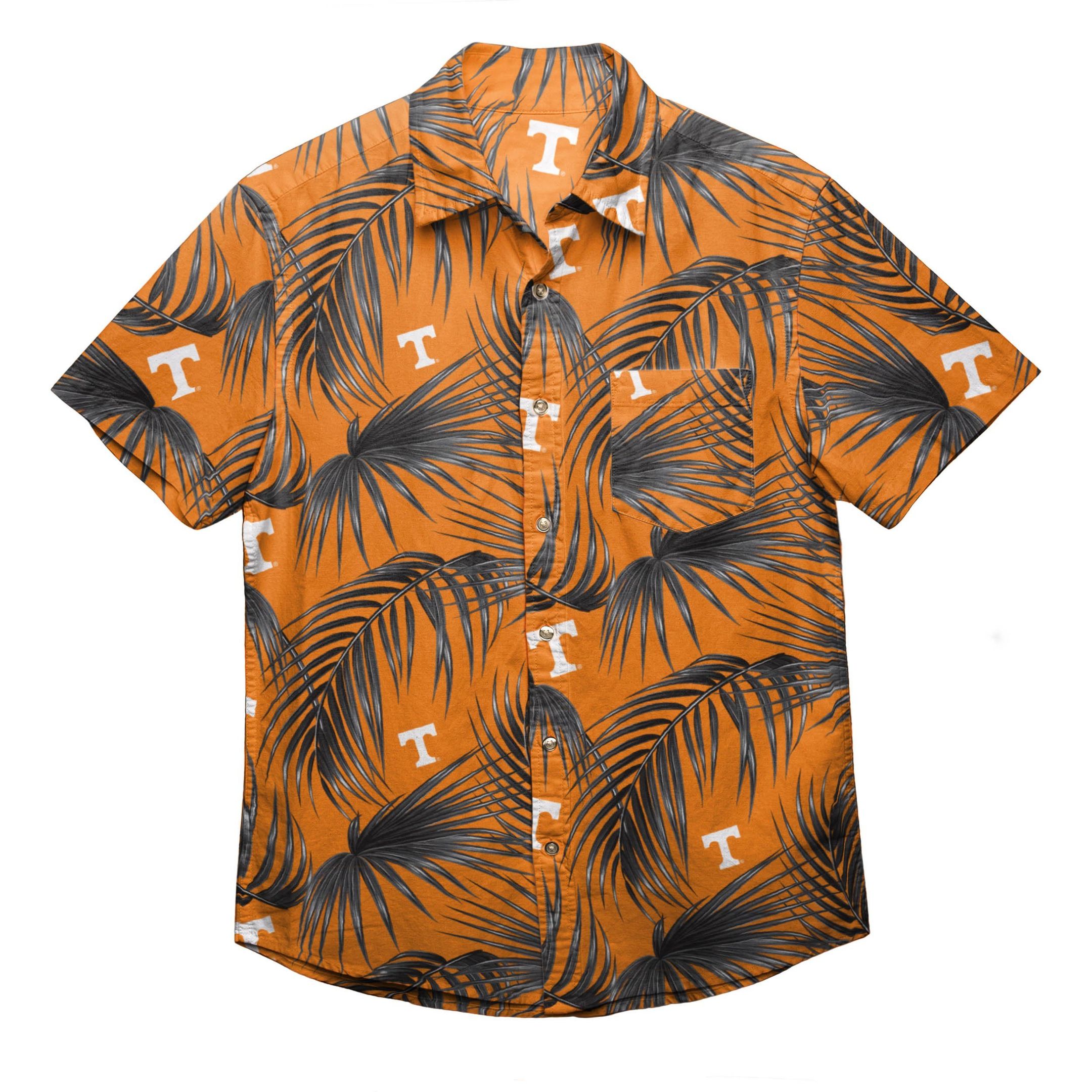 Tennessee Volunteers Ncaa Mens Hawaiian Button Up Shirt