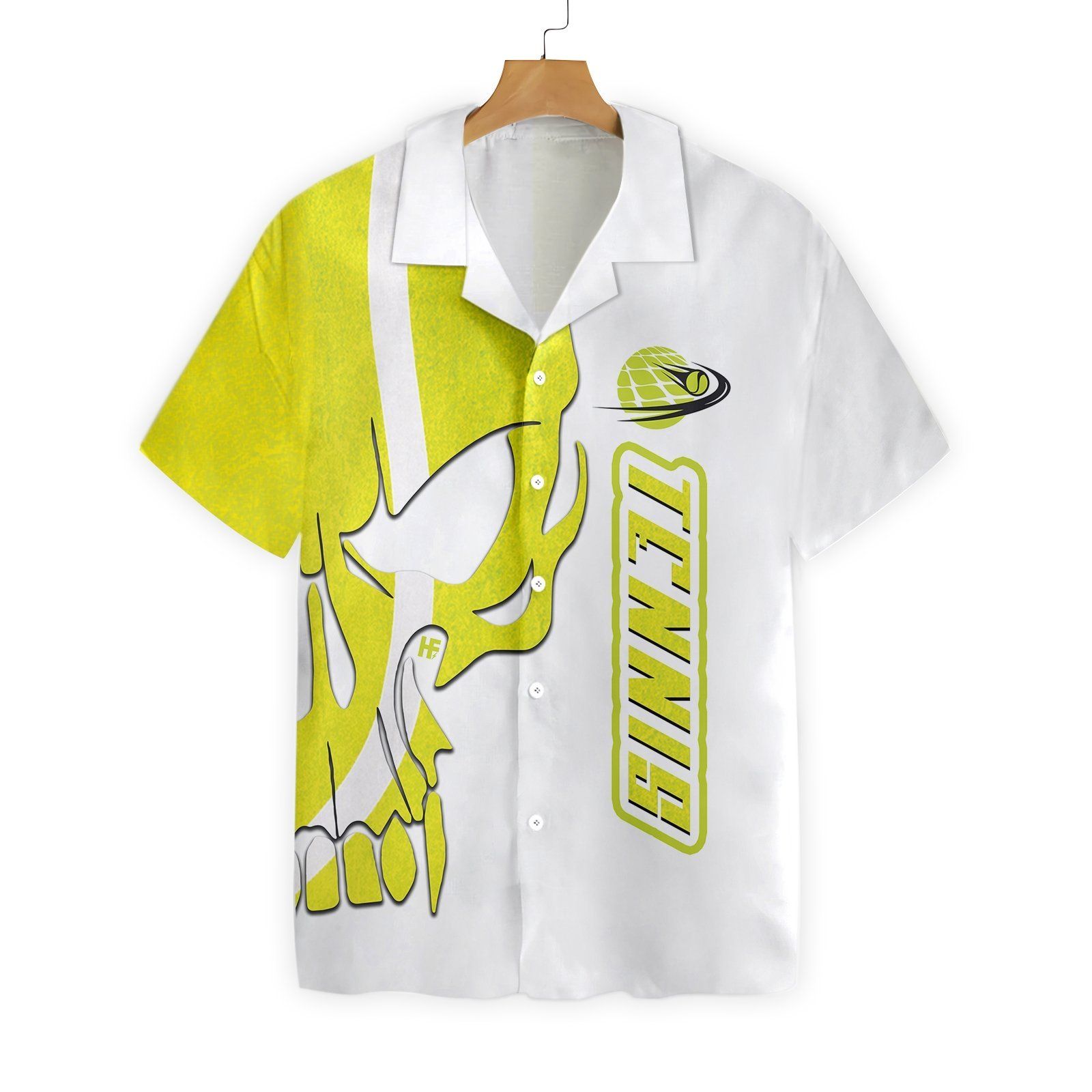 Tennis Ball Skull Texture Ez24 3001 Hawaiian Shirt