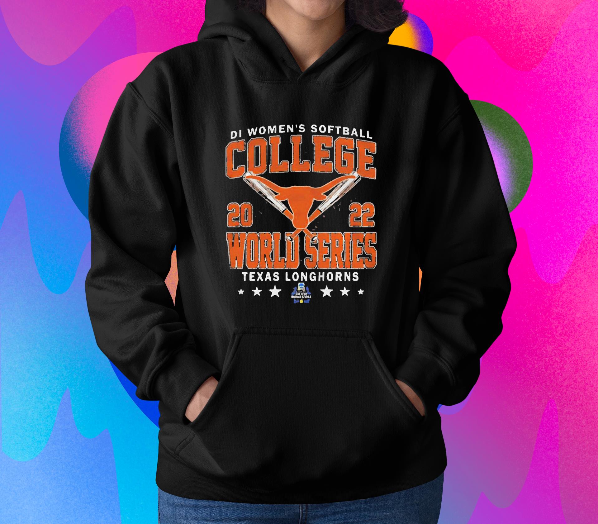 Texas longhorns d1 softball women’s college world series shirt