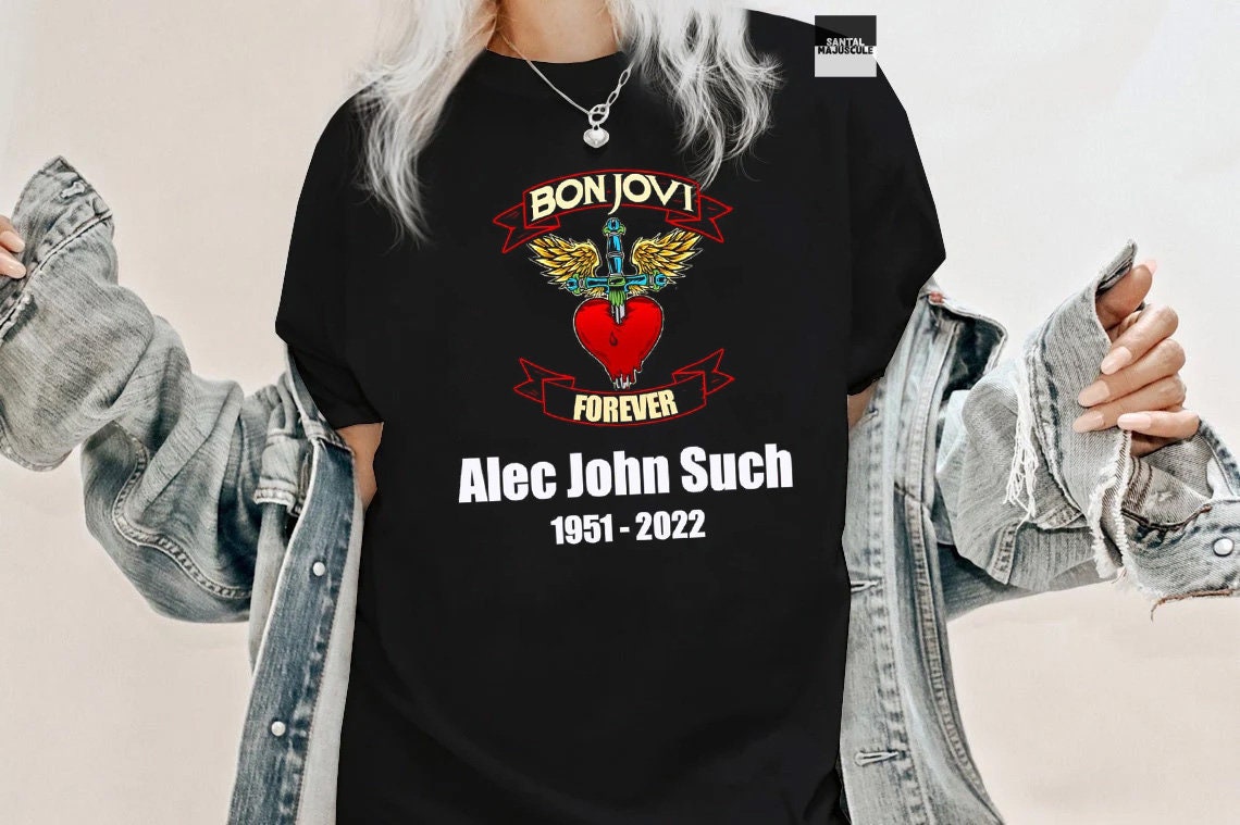 Thank You For The Memories RIP Alec John Such Bon Jovi T-shirt
