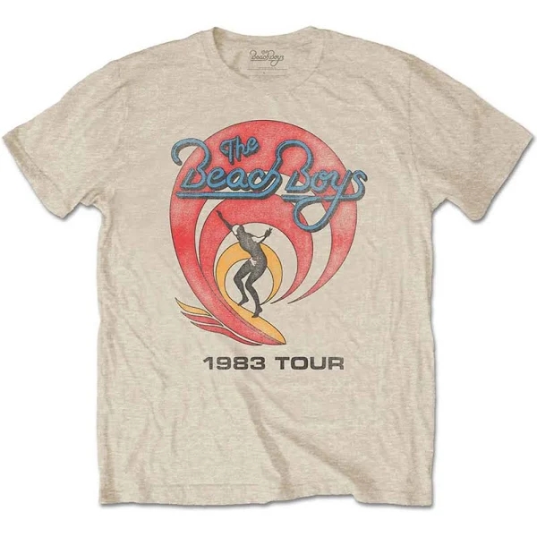 The Beach Boys 1983 Tour Men s Large T Shirt Sand