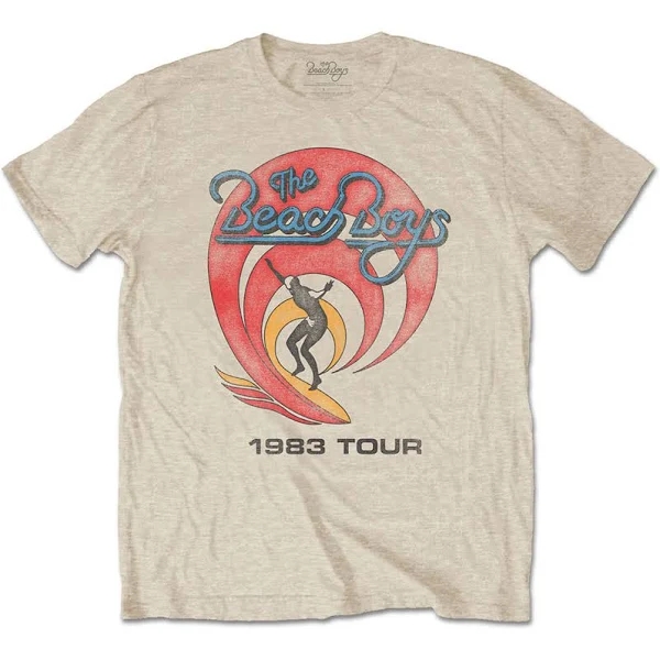 The Beach Boys 1983 Tour Official Tee T Shirt Mens Unisex Regular 2XL