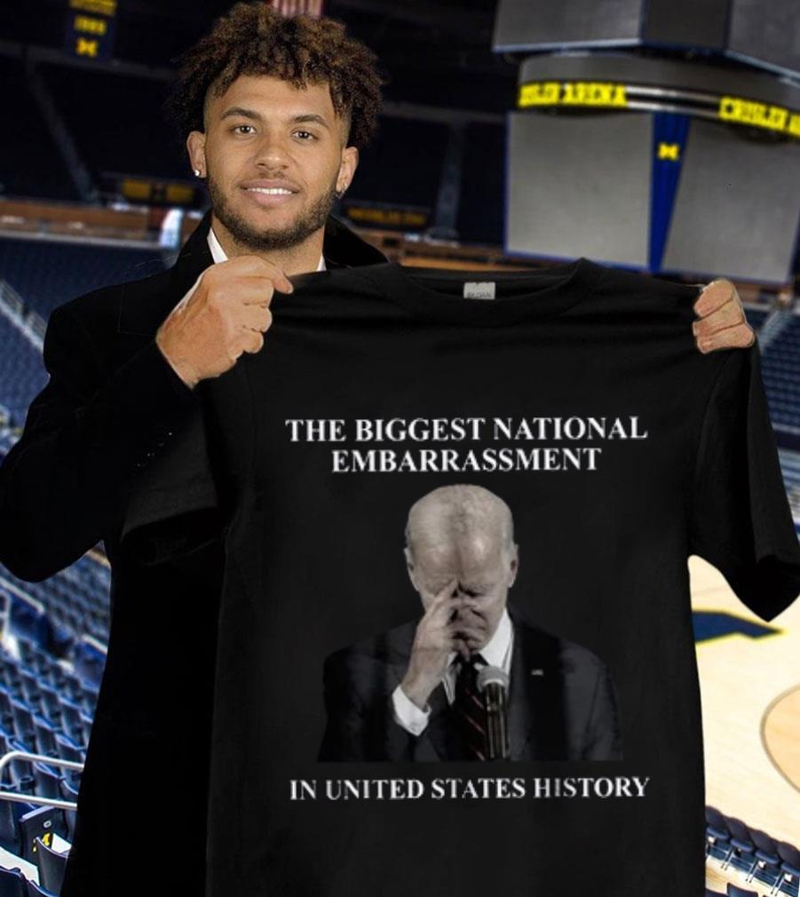The Biggest National Embarrassment In United States History Biden Unisex Premium T-Shirt