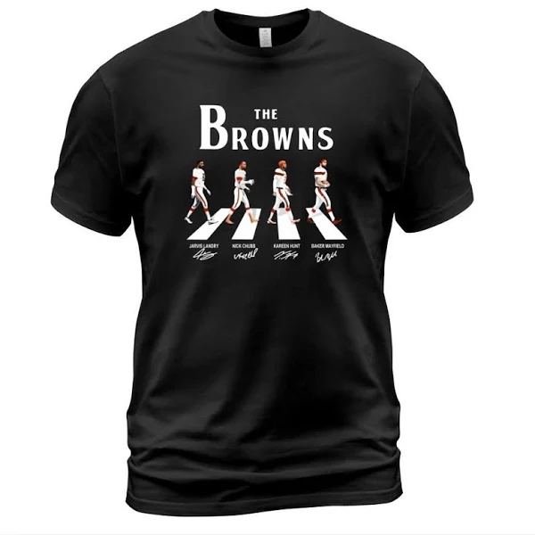 The Browns Abbey Road Signatures T Shirt