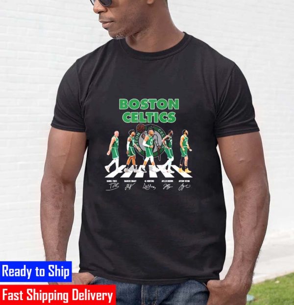 The Celtics Abbey Road Signatures Unisex T-Shirt