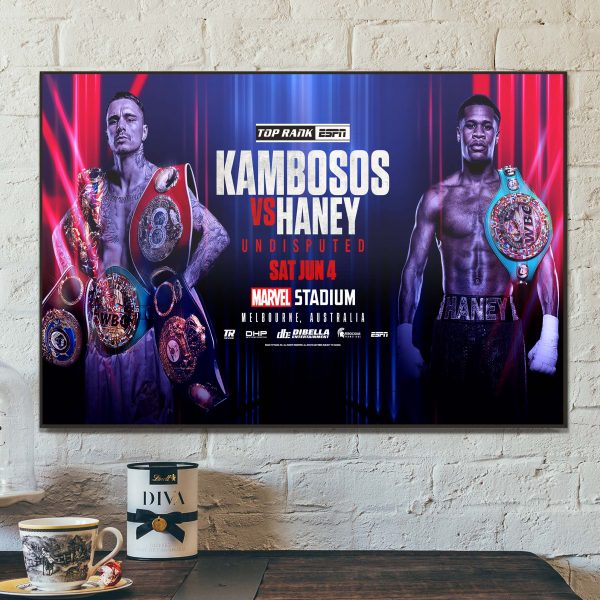 The Final Unification Kambosos Jr vs Haney Wall Decor Poster Canvas