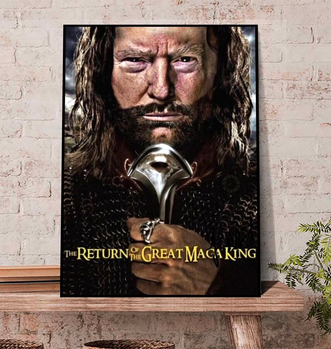 The Great Maga king Poster, The Reture of Dreat Maga King Poster, Trump Poster, Poster 