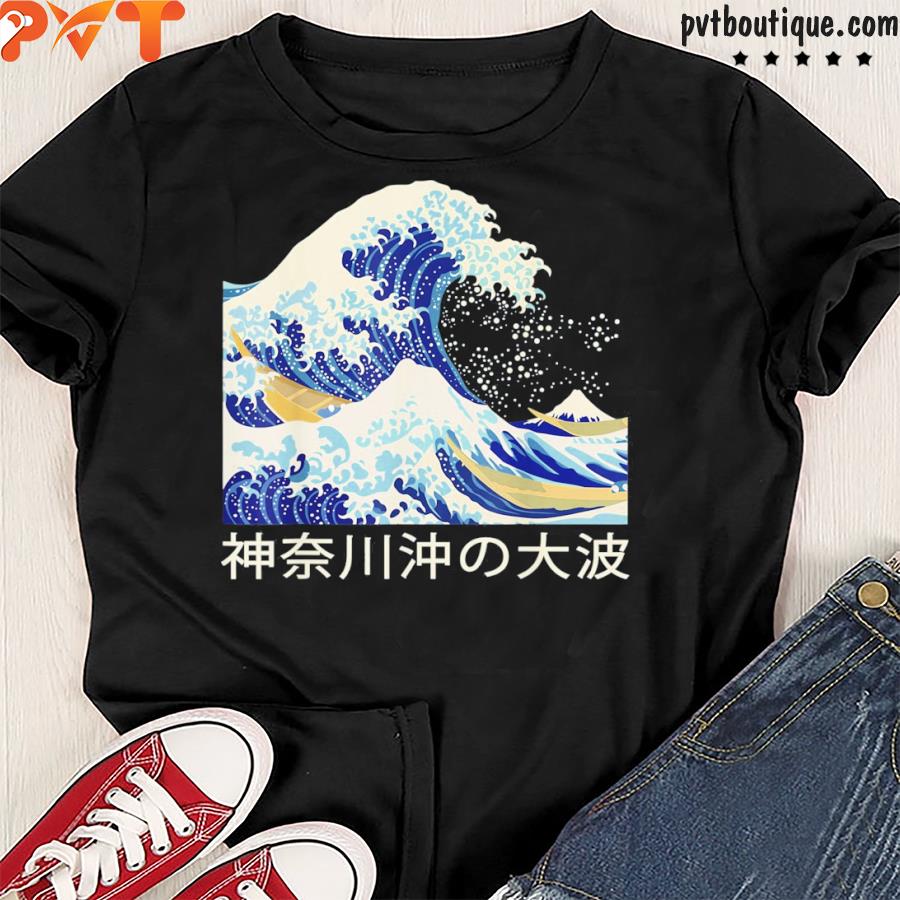 The great wave off kanagawa japanese art shirt