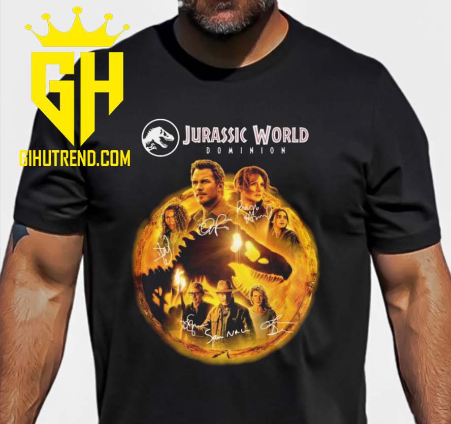 The Jurassic World Dominion Signatures Unisex T-Shirt