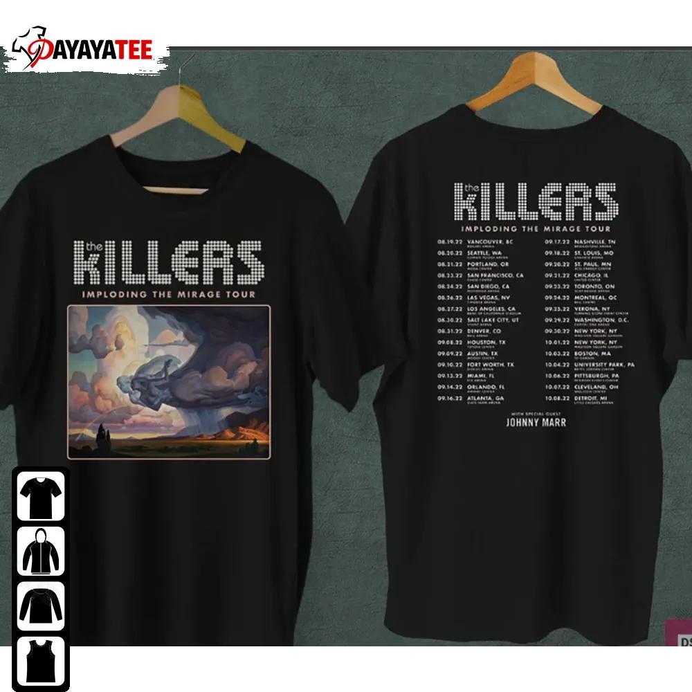 The Killers Imploding The Mirage Concert Tour Shirt Double Sided