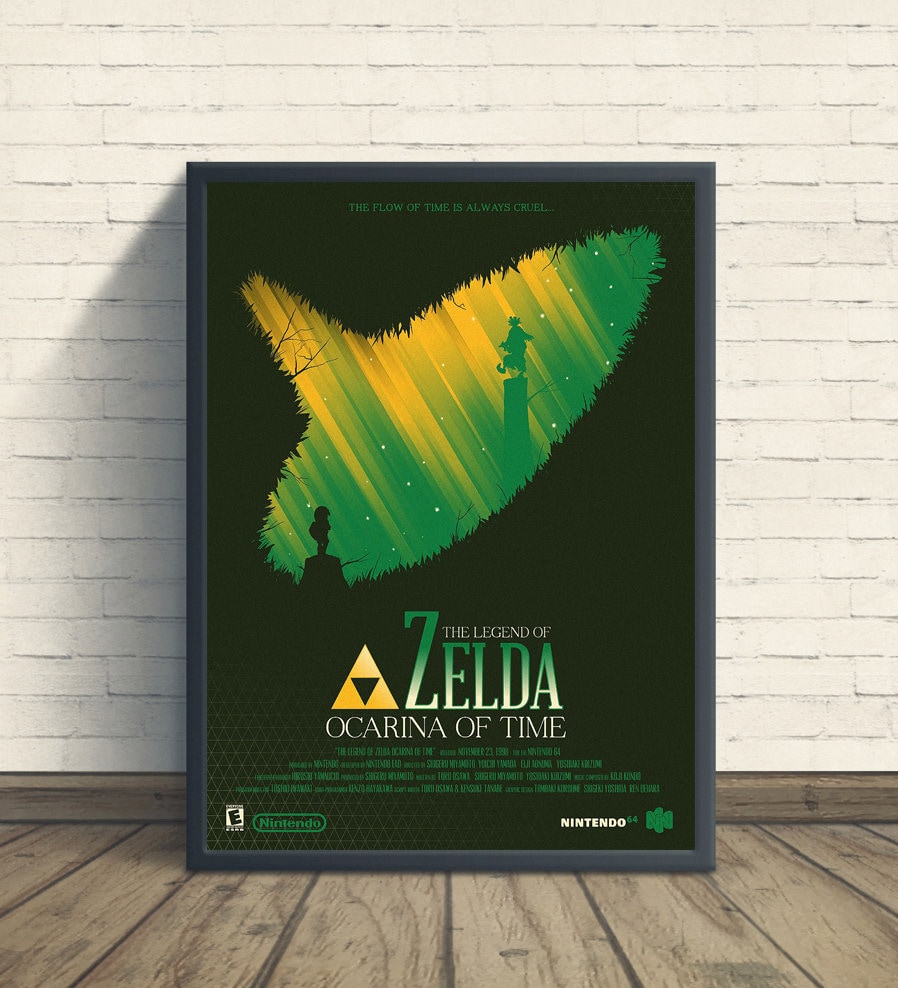The Legend Of Zelda Ocarina Time Poster