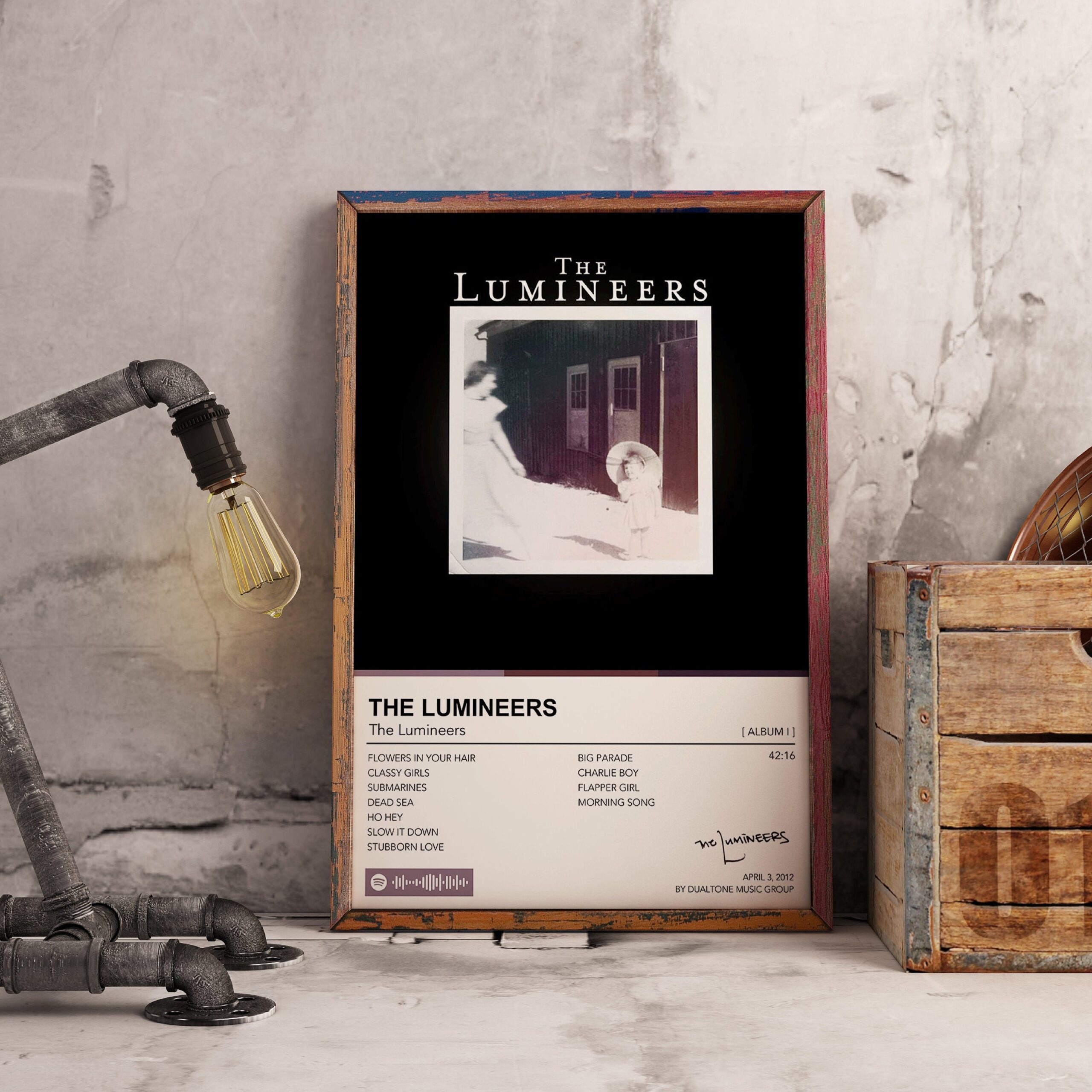 The Lumineers Album Poster Print No Framed