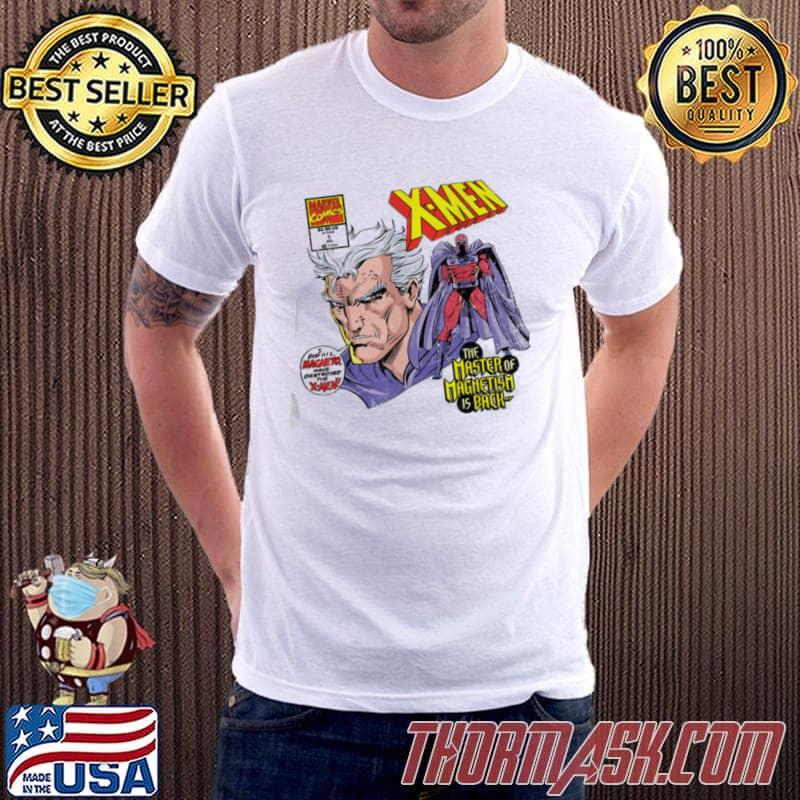 The master of magnetism is back xmen comic shirt