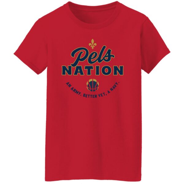 The Pels 12 Pels Nation An Army Better Yet A Navy Shirt Andrew Taing