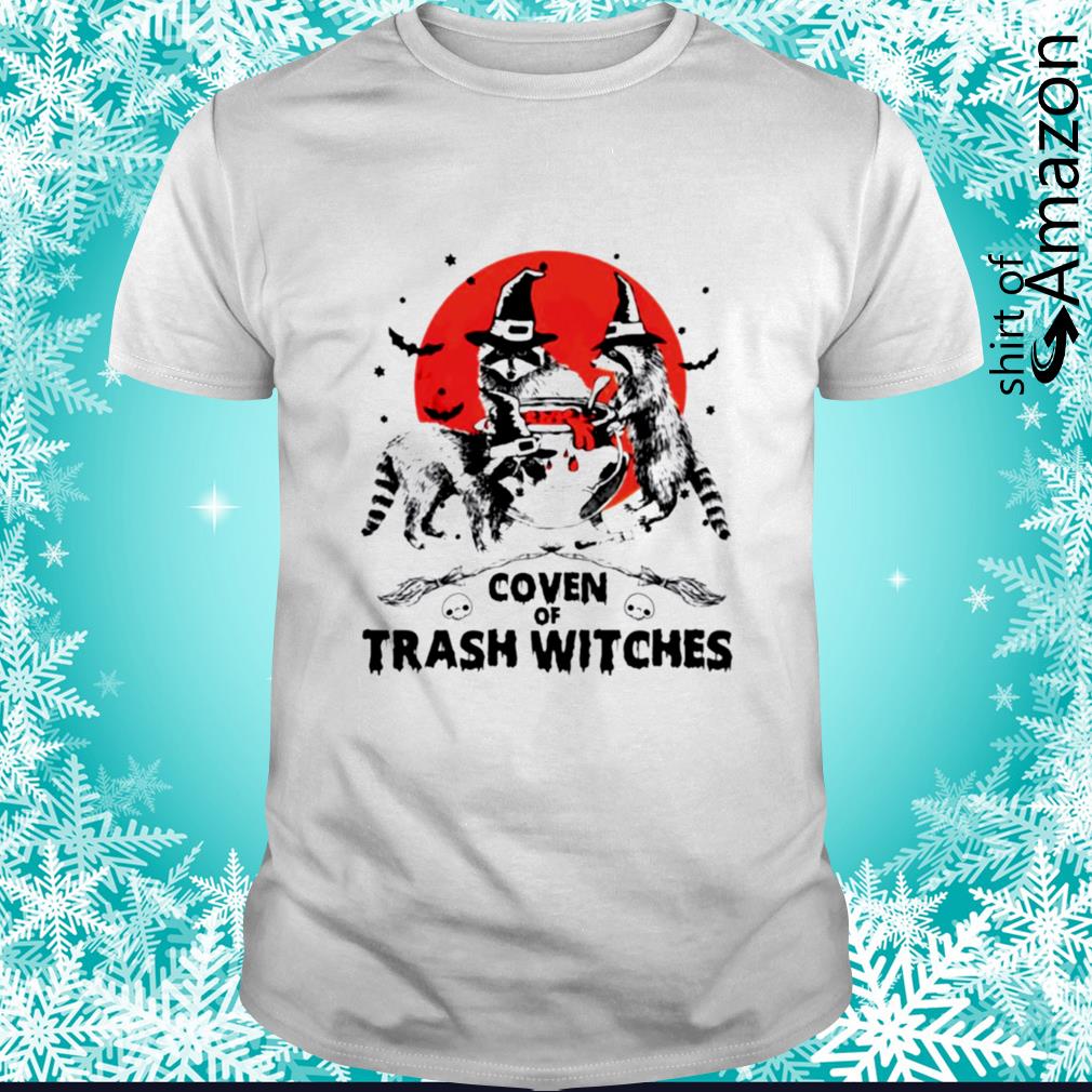 The Raccoon coven of trash Witches Halloween shirt