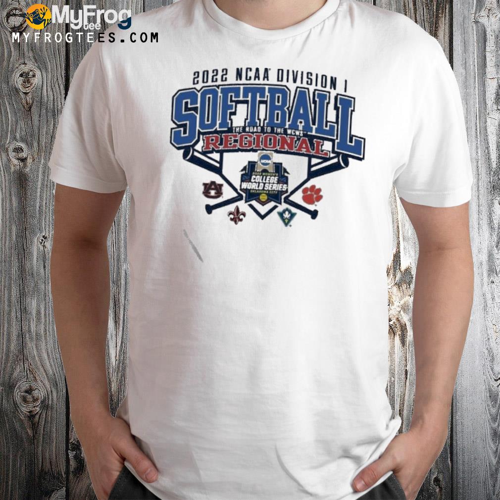 The Road To The WCWS 2022 NCAA Division I Softball Regional Clemson Shirt
