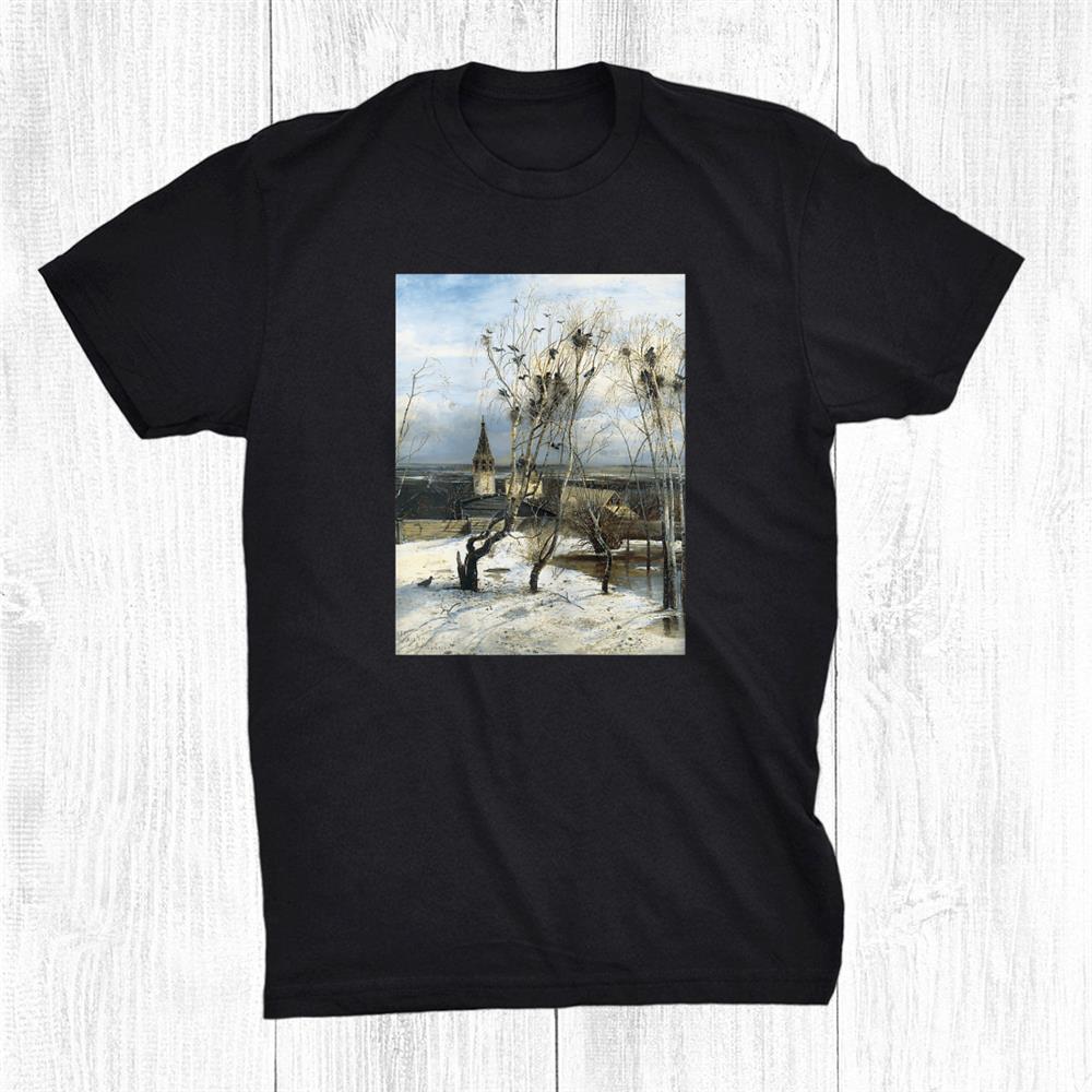 The Rooks Have Come Back By Aleksey Savrasov Shirt