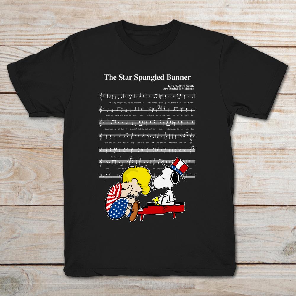 The Stars Spangled Banner Snoopy And Charlie Brown