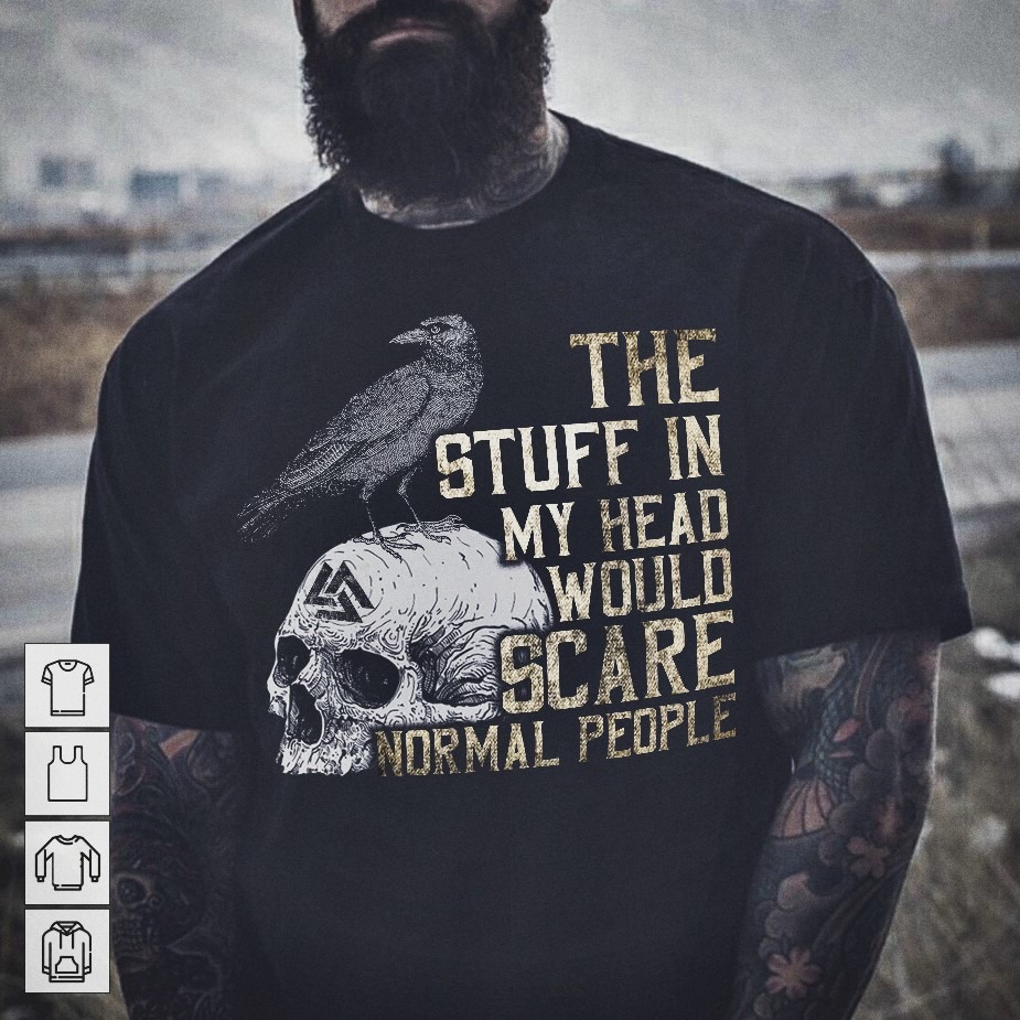 The stuff in my head would scare normal people – Skullcap and bird