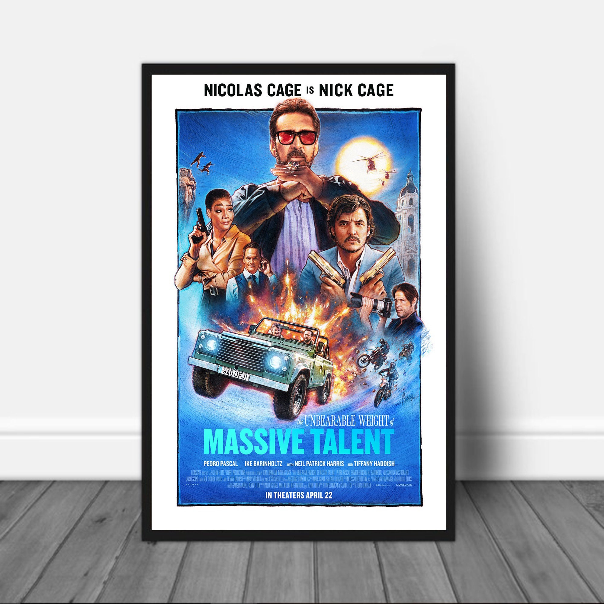 The Unbearable Weight Of Massive Talent New Movie 2022 Poster