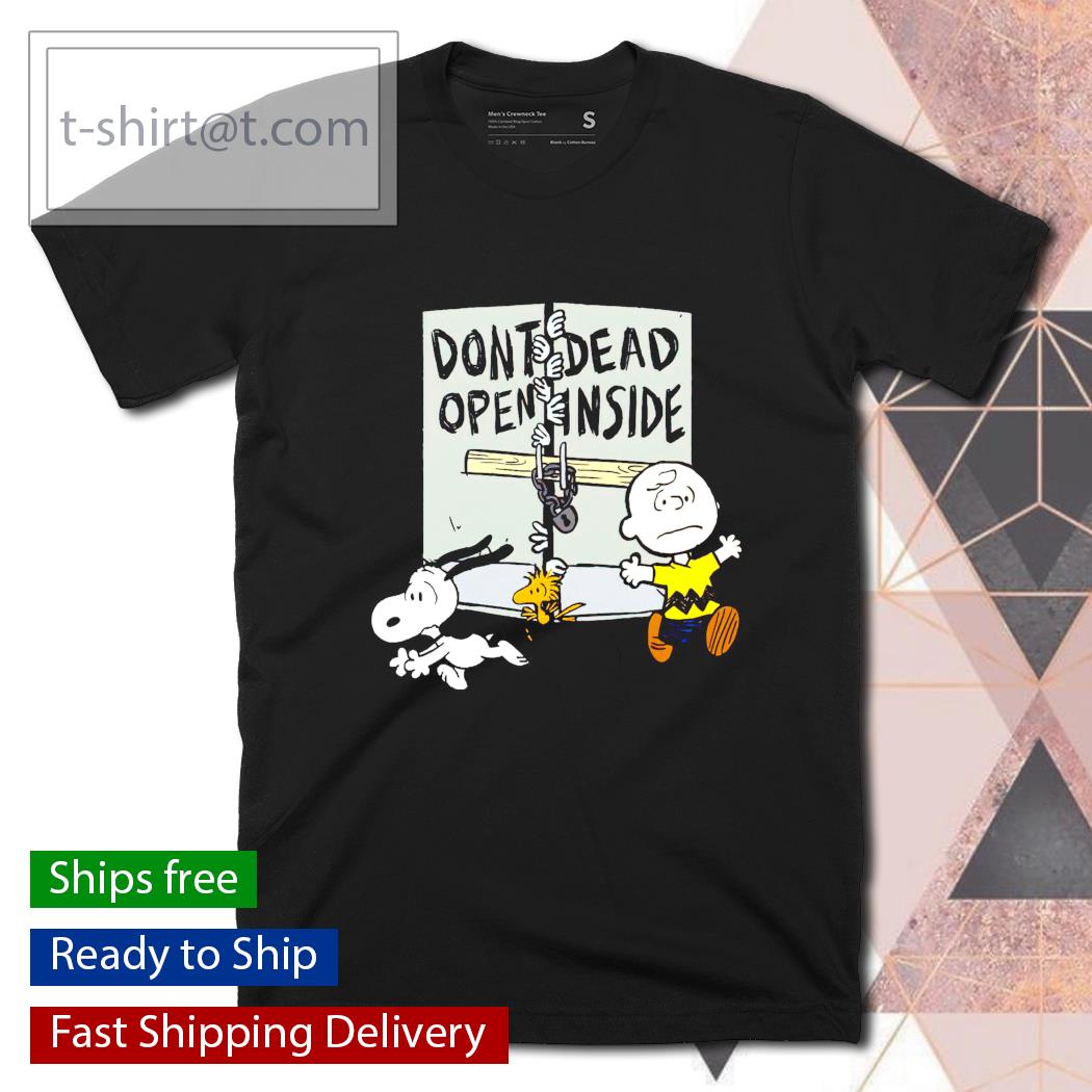 The Walking Dead don’t open dead inside Snoopy shirt