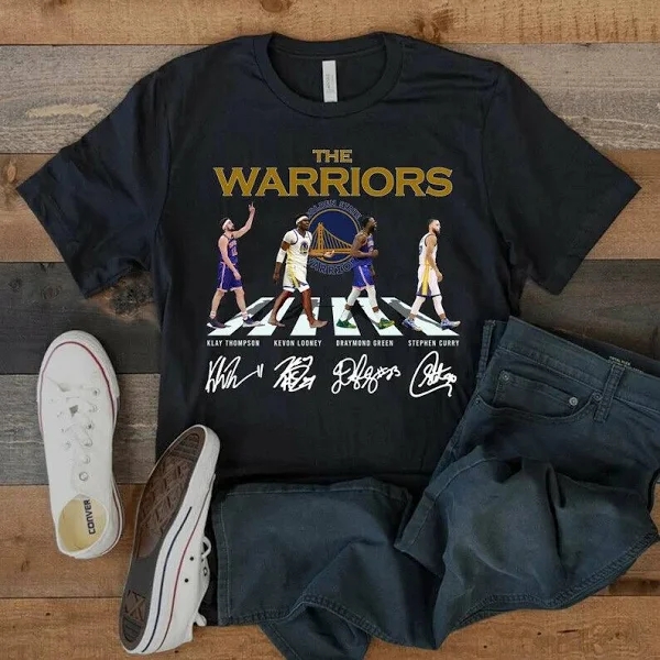 The Warriors Abbey Road Signatures Shirt Unisex Reprint Et7023