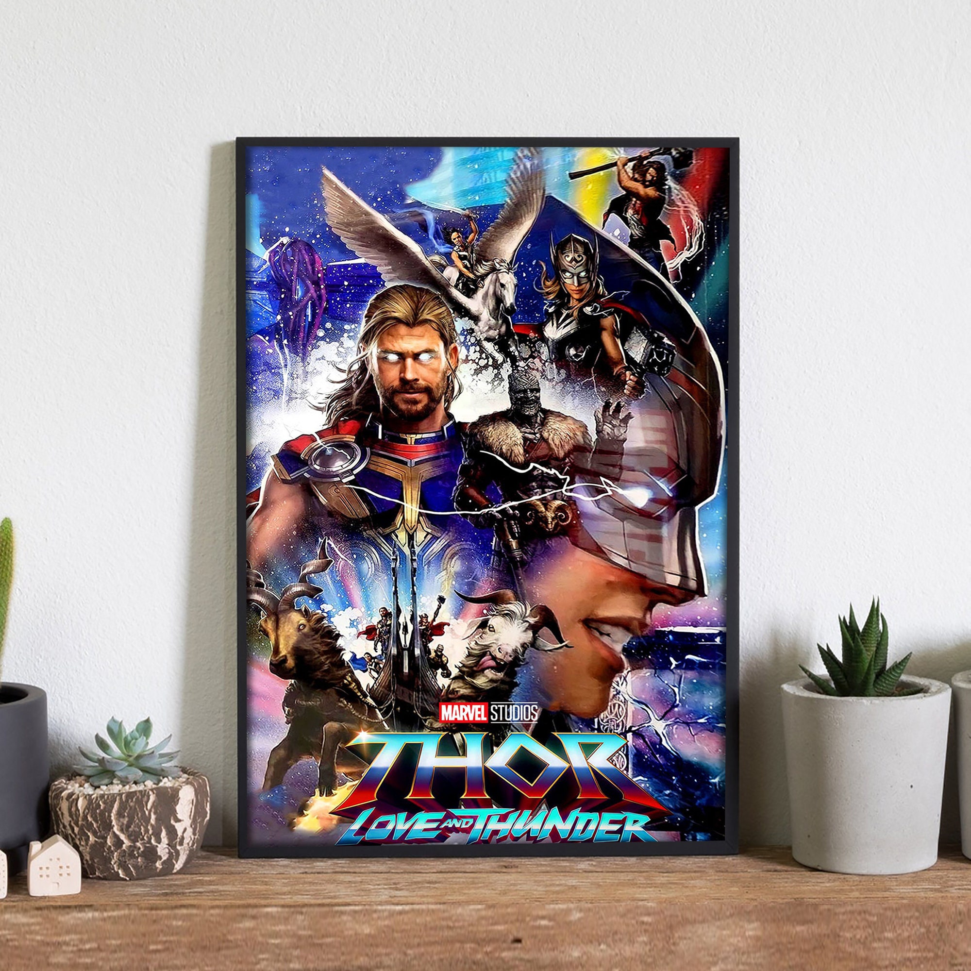 Thor Love And Thunder Movies Canvas Poster No Framed