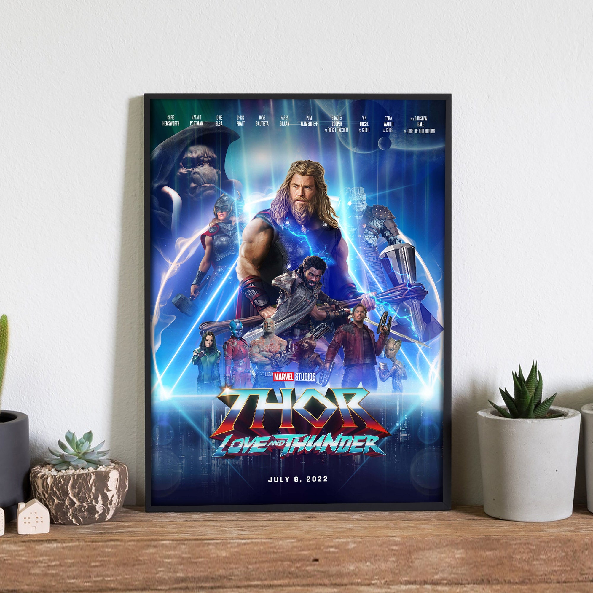 Thor Love And Thunder Movies Canvas Poster