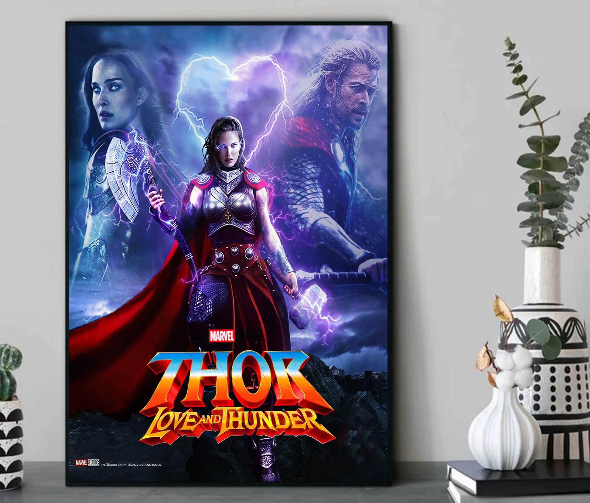 Thor Love And Thunder New Movie Poster No Framed