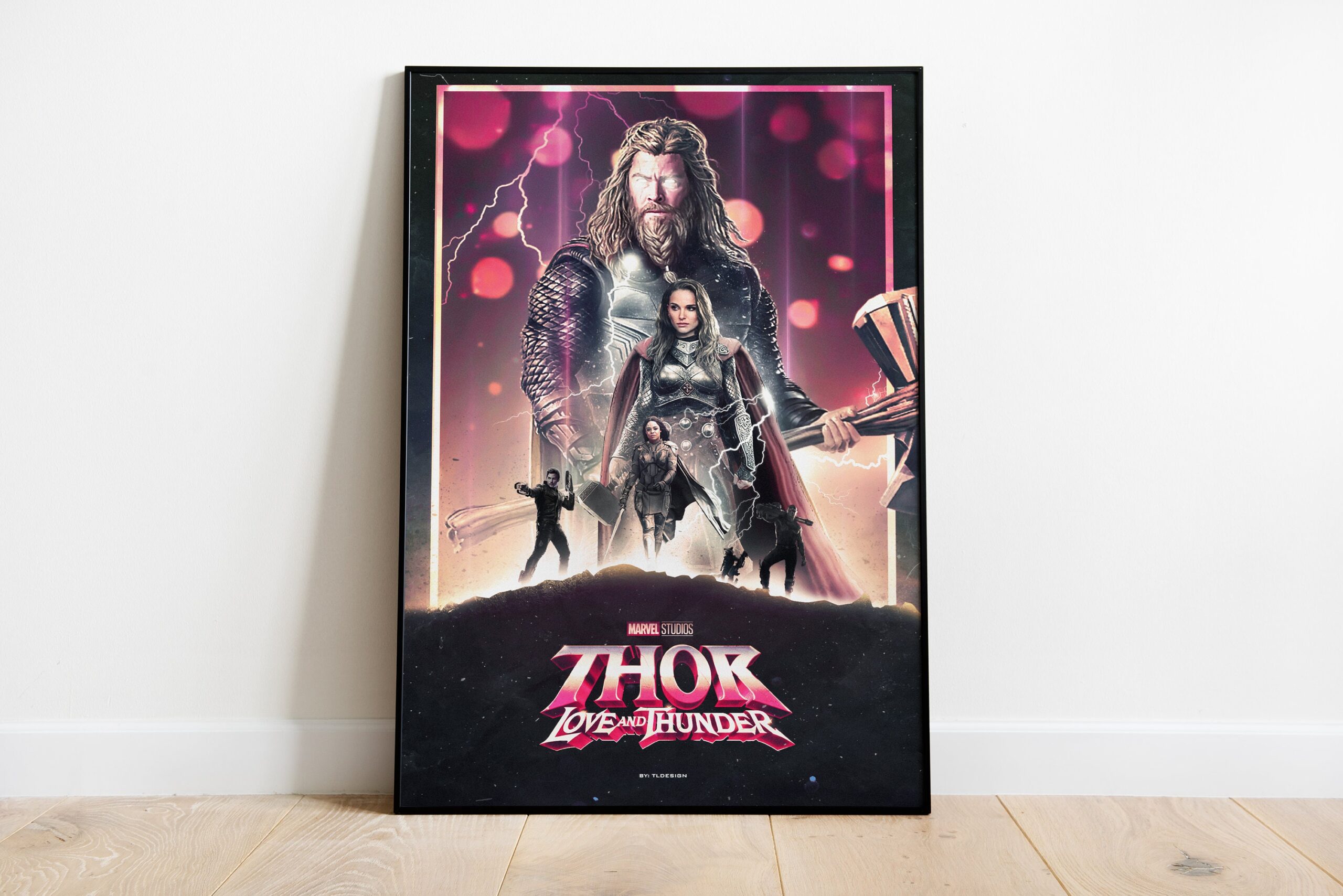 Thor Love And Thunder No Framed Poster