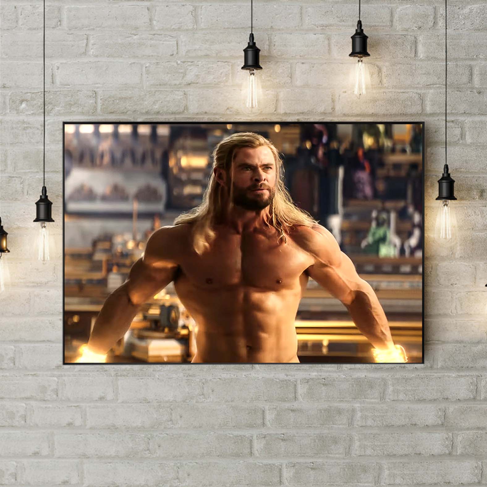 Thor Love and Thunder Official Thor Movie Wall Decor Poster Canvas