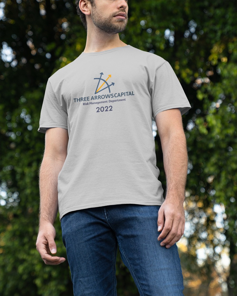Three Arrows Capital Risk Management Department 2022 Tee Shirt