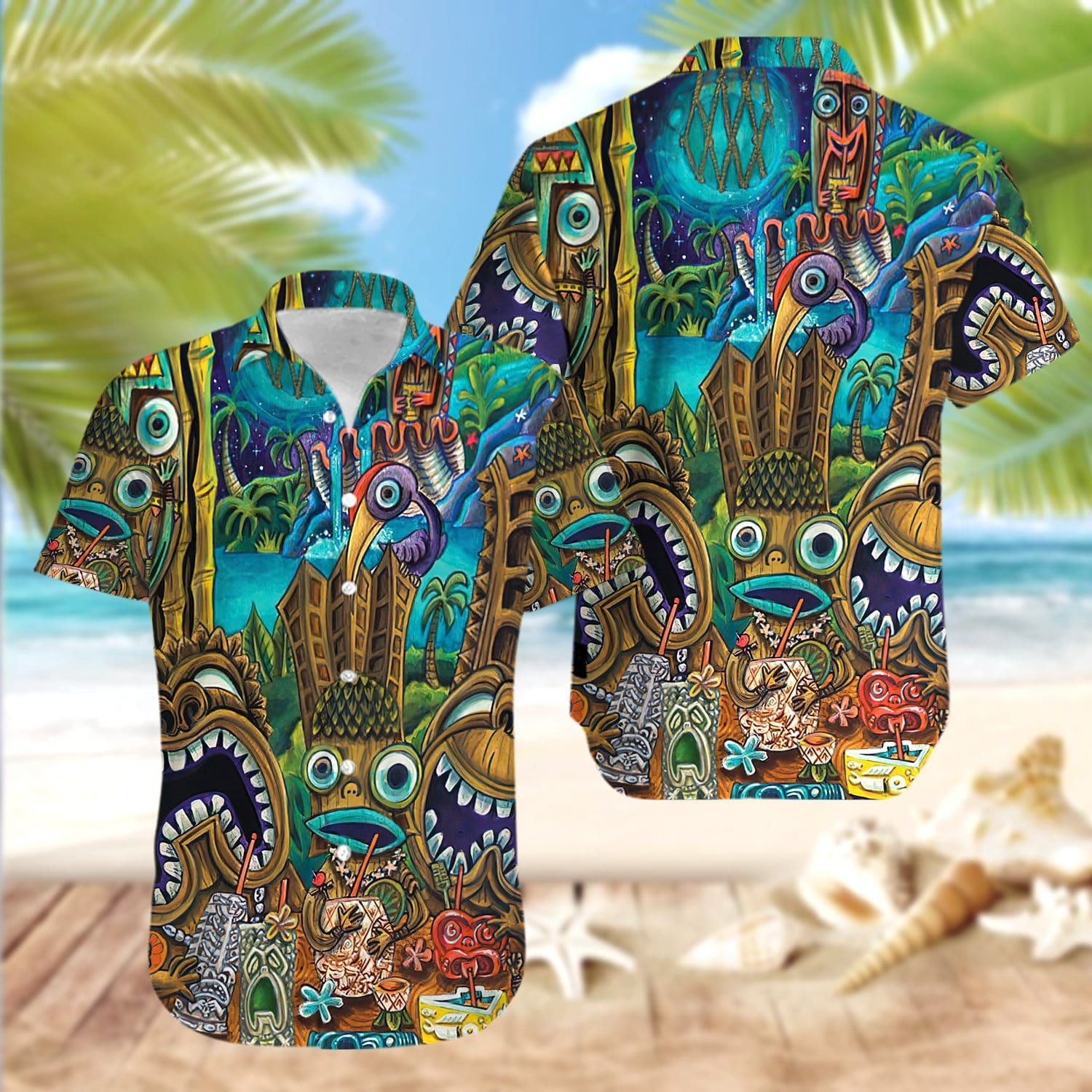 Tiki Tiki Tiki Can't You See Unisex Hawaiian Shirts