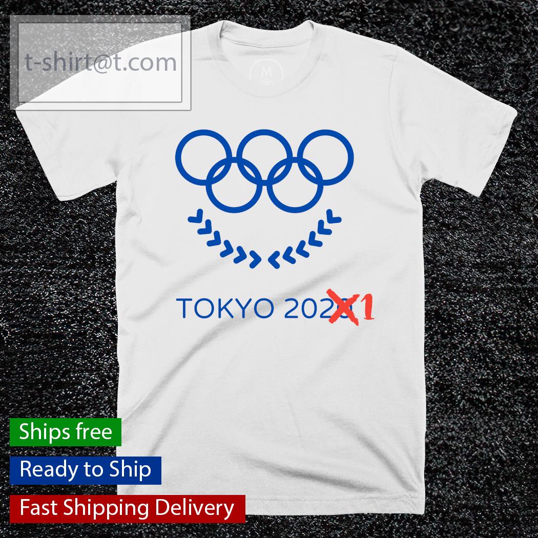 Tokyo 2020 crossed out 2021 shirt