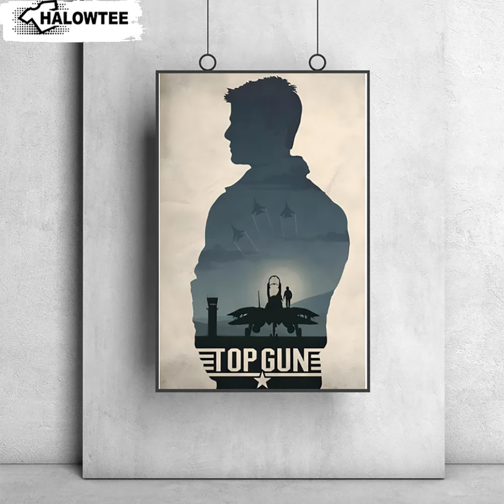 Top Gun Film Poster Top Gun Poster Canvas Top Gun Wall Art