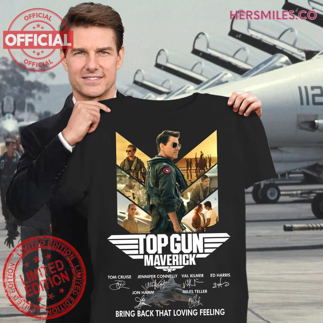 Top Gun Maverick Bring Back That Loving Feeling Signatures T-Shirt