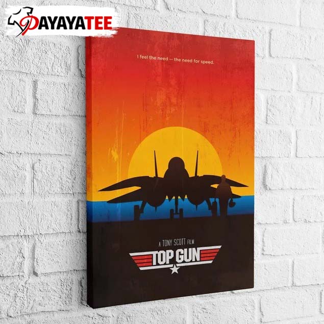 Top Gun Maverick Poster Canvas Wall Art