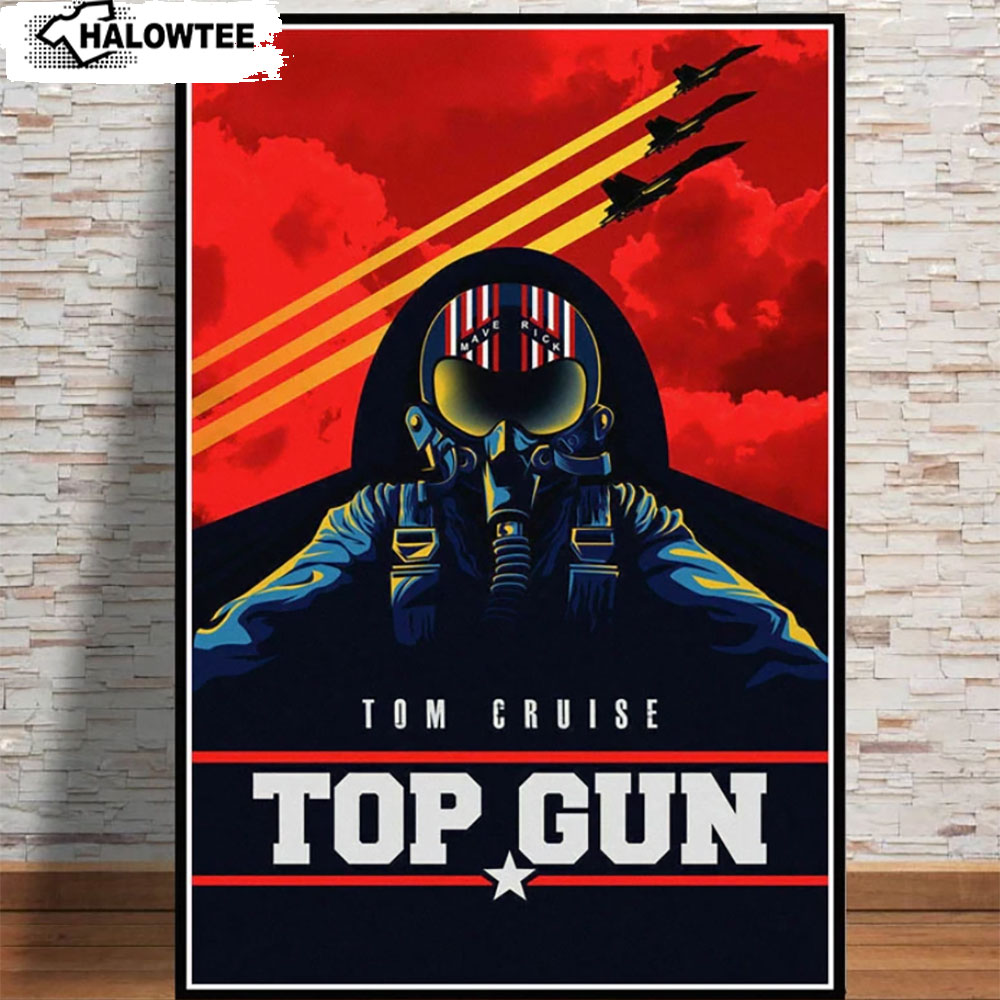 Top Gun Movie Tom Cruise Film Comic Poster Top Gun Poster Canvas Top Gun Wall Art