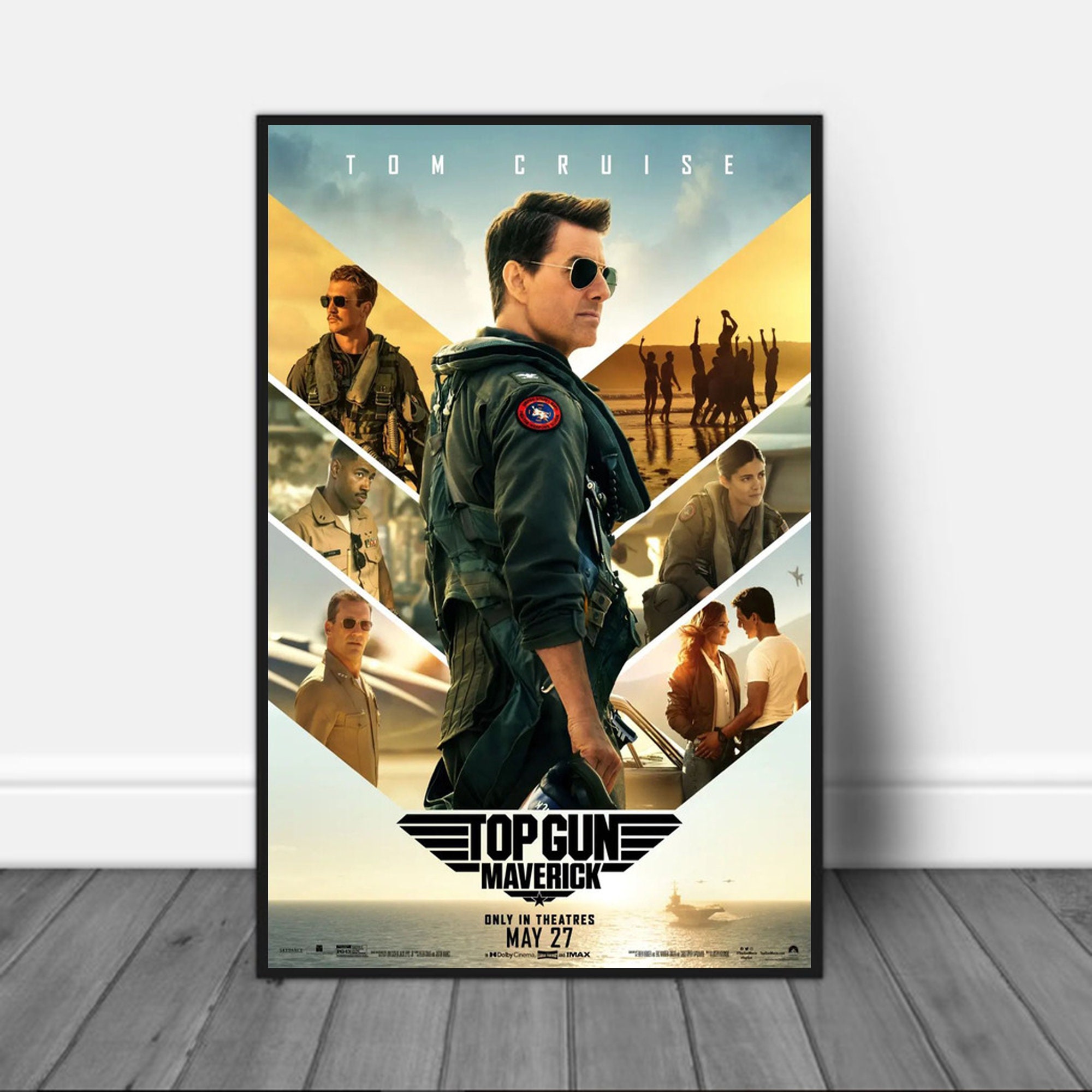Top Gun Tom Cruise 2022 Coming Soon Poster Unframed