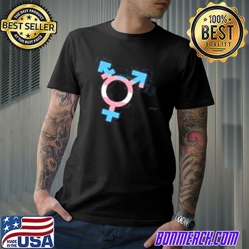 Transgender pride flag symbol pride month lgbtq+ support shirt