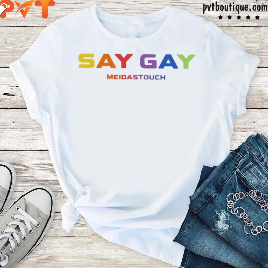 Trevorproject say gay meidastouch shirt