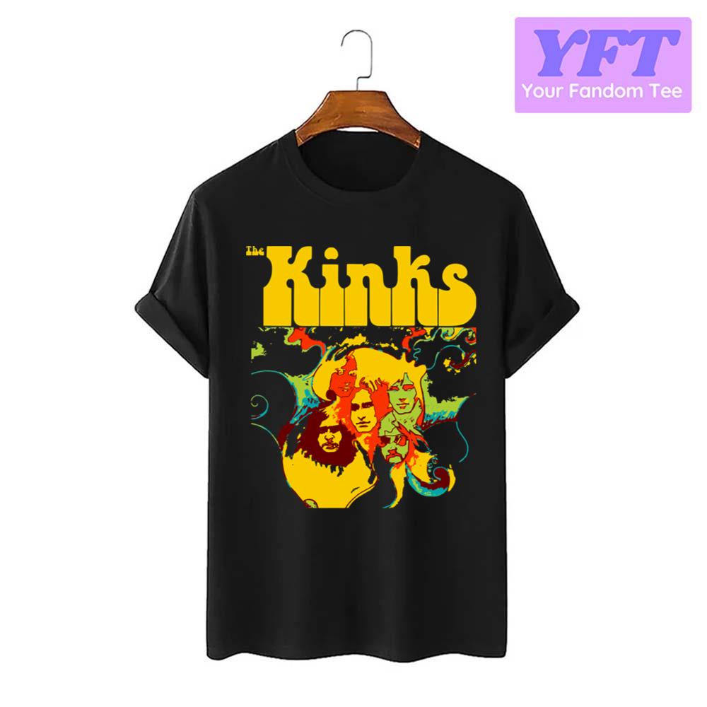 Triblend The Kinks Band Design Unisex T-Shirt